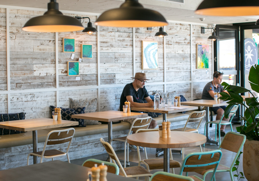 Now Open: Sandy Feet Are Welcome at Sunny Beachside Cafe Pineapple Palm